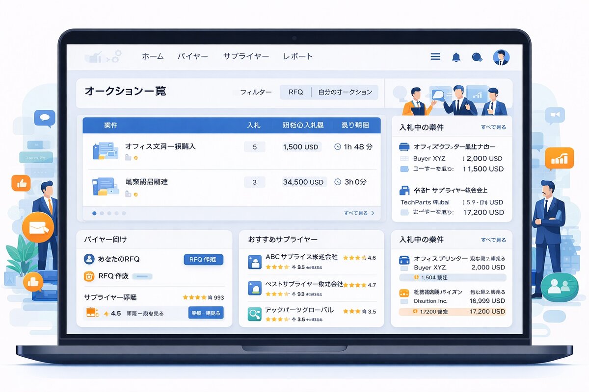 B2Bオークションプラットフォーム